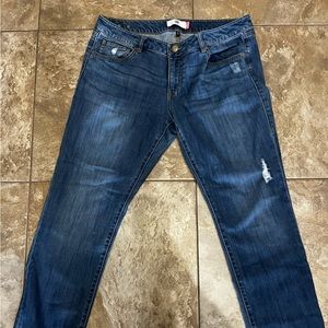 Cabi slim boyfriend jeans